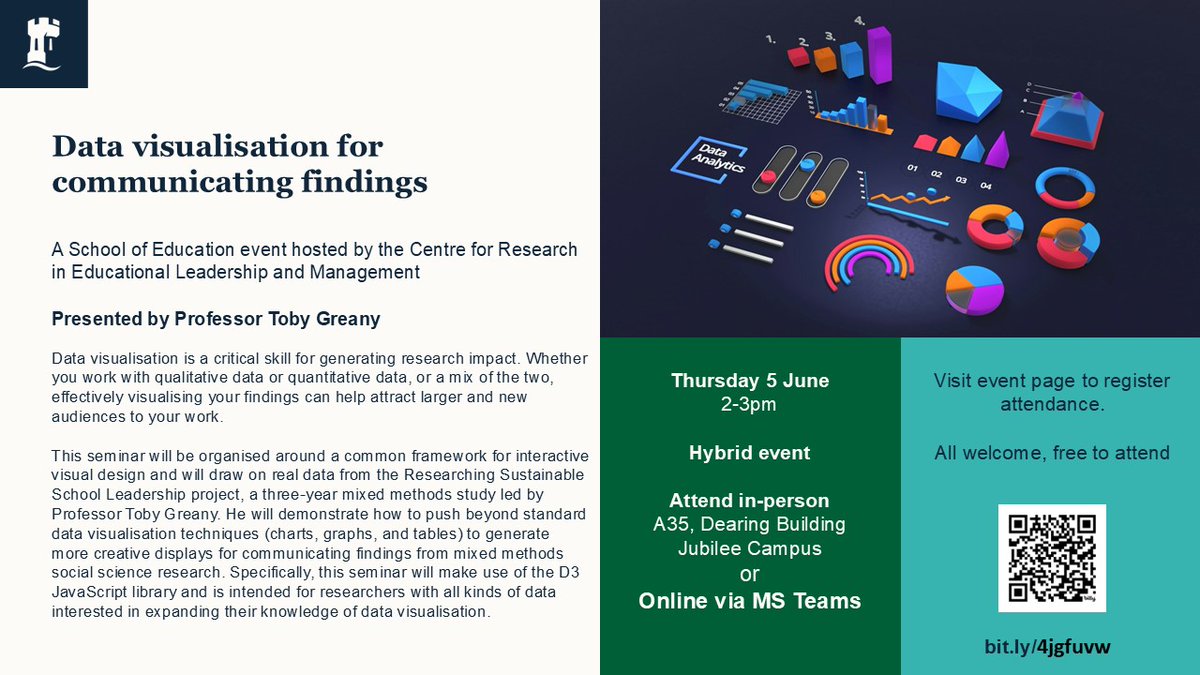 UoN Education (@uonsoe) on Twitter photo Our next #CRELM seminar facilitated by <a href="/TobyGreany/">Toby Greany</a>
is a hybrid event so you're welcome to join us on Jubilee Campus or online.
Registration: bit.ly/4jgfuvw Our next #CRELM seminar facilitated by <a href="/TobyGreany/">Toby Greany</a>
is a hybrid event so you're welcome to join us on Jubilee Campus or online.
Registration: bit.ly/4jgfuvw
