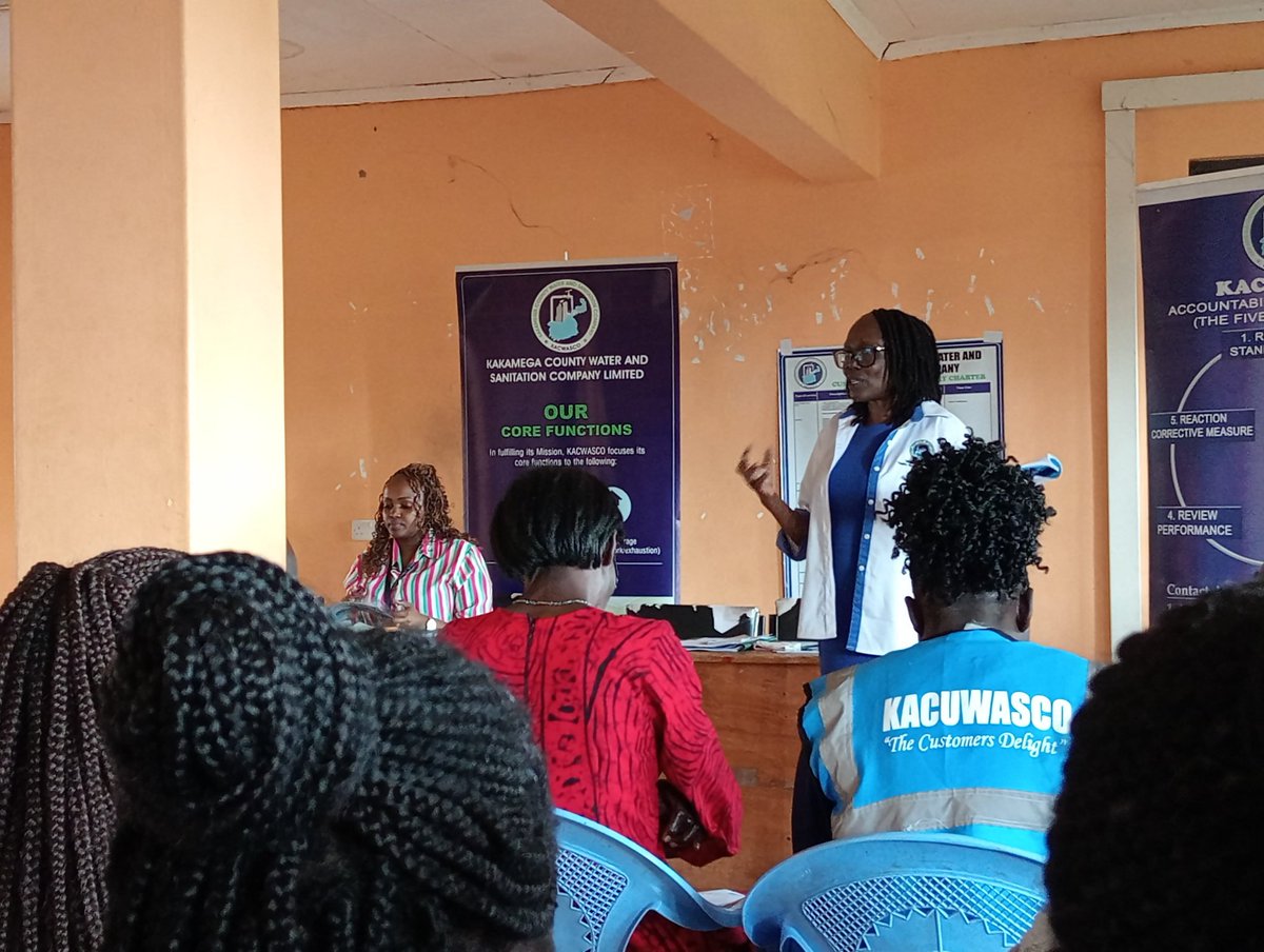 Sensitization session with the Consumers on their rights and obligations and why <a href="/wasreb/">WASREB</a> exists. 
<a href="/Kacwasco/">Kakamega County Water & Sanitation Company</a>