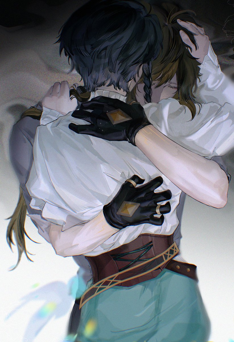 #Zhongven #鍾ウェン 
很有张力的一个拥抱

Artist: @nhita567
Thanks very much for participating in the ZhongVen fan project organized by <a href="/zhongven520/">鍾ウェン520——2026</a>.