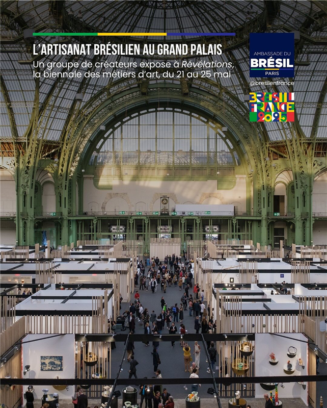 parisparisfr's tweet photo. Du 21 au 25 mai 2025, découvrez l’excellence des métiers d’art et de la création contemporaine lors de la biennale Révélations, organisée par @ateliersdart de France au @GrandPalaisRmn. L’Italie est le pays à l’honneur.
▪️https://t.co/EmPKHRZO4O https://t.co/ZOy9DeBz9l