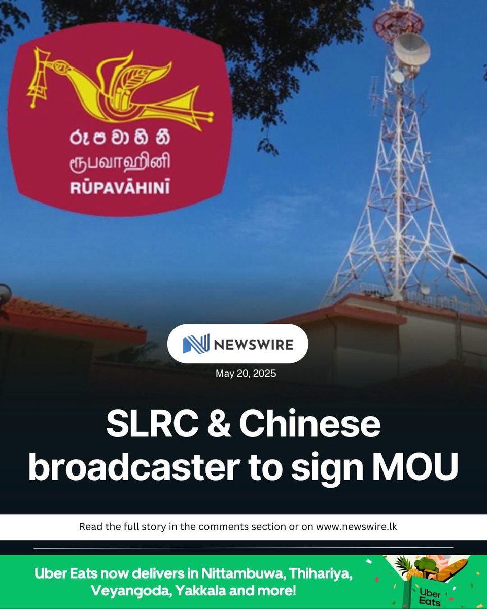 ShanakiyanR's tweet photo. Amid continued instability at SLRC and wider concerns about governance, the government persists in signing agreements behind closed doors. The latest deal—with Chongqing Transmission Corporation Limited of the People’s Republic of China and the Sri Lanka Rupavahini Corporation—raises significant questions. This comes from the same administration that once firmly opposed such opaque arrangements. For a government that built its image on transparency, where is that principle now?