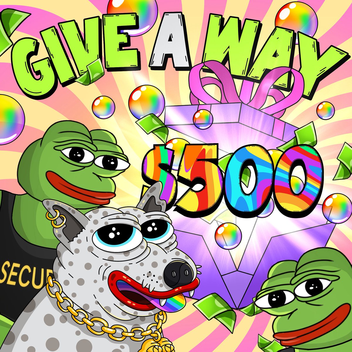 $500 $ZEUS GIVEAWAY

To celebrate the bond between Pepe &amp; his golden child ZEUS, we’re giving away $500 in $ZEUS!

How to enter:

Follow <a href="/zeusethereum/">ZEUS</a> 

Like &amp; RT this post 

Tag 2 frens

Join our TG: t.me/ZeusPepesDogOn…

Winner in 48h — best frens deserve the best coins.