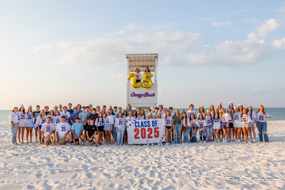 Congratulations to all of the graduating seniors at Orange Beach High School. The commencement ceremony for the Class of 2025 will be held at 5 PM today, Thursday, May 22nd at the Orange Beach Event Center.