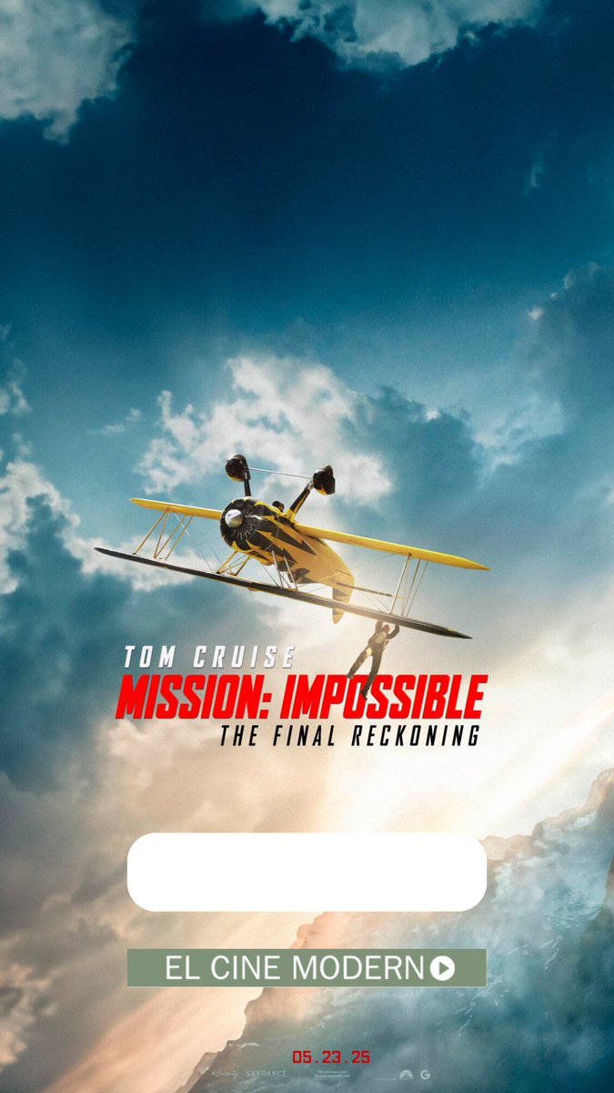 Ya está disponible la #critica de Misión Imposible: Sentencia Final en el canal de YouTube. #TomCruise #Review #MisionImposible 

youtu.be/M6V847X7aWU?si…