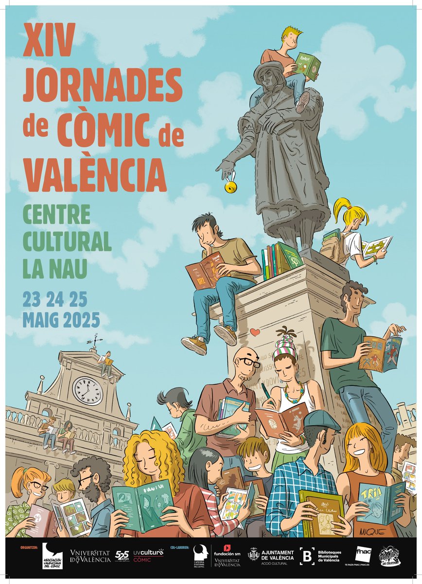 📰Tornen les 𝐗𝐈𝐕 𝐉𝐨𝐫𝐧𝐚𝐝𝐞𝐬 𝐝𝐞 𝐂𝐨̀𝐦𝐢𝐜 𝐝𝐞 𝐕𝐚𝐥𝐞̀𝐧𝐜𝐢𝐚 on podràs gaudir de multitud d'activitats al llarg del cap de setmana!

🗓️Del divendres 23 al diumenge 25/05
📍 #CCLaNau
🎟️Entrada lliure