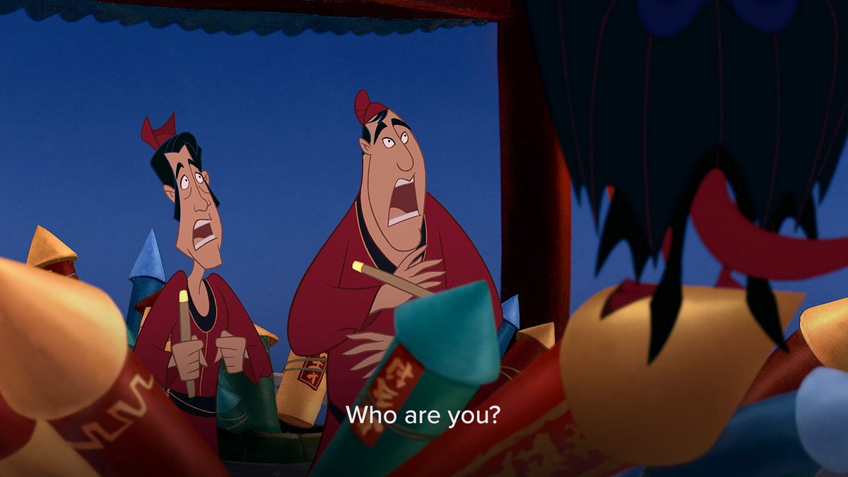 DisneyAnimation's tweet image. Everybody tell Mushu he looks very intimidating here 💪😉