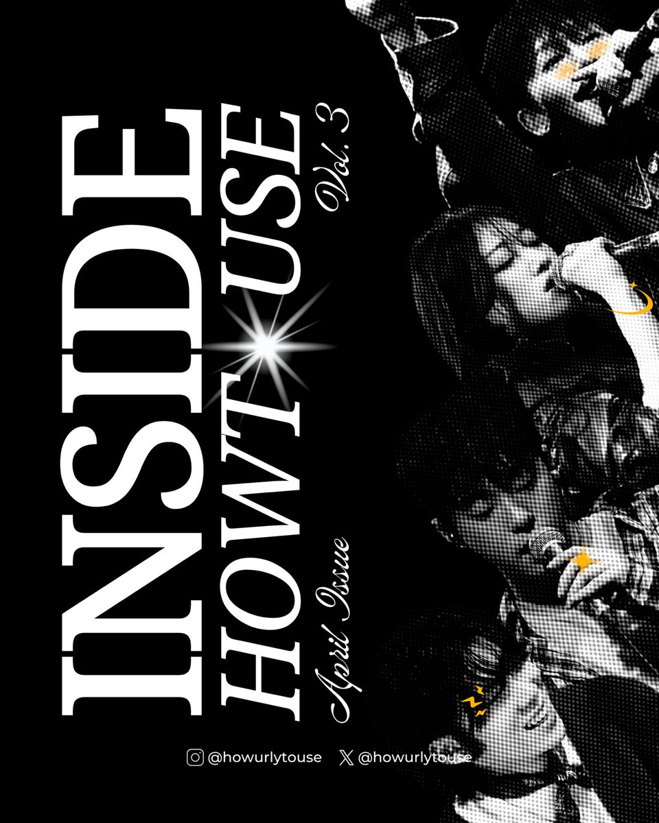 howurlytouse's tweet image. #HOWTOPROJECT | 𝗵𝗼𝘄𝘂𝗿𝗹𝘆𝘁𝗼𝘂𝘀𝗲 Digital Magazine – Highlights of the Month ✨

Inside 𝗵𝗼𝘄𝘁𝗼𝘂𝘀𝗲 Vol. 3 – April Issue

Okay, we know we’re a little late... but trust us, the wait is worth it. April was packed with vibes, releases, and moments you won’t want to…