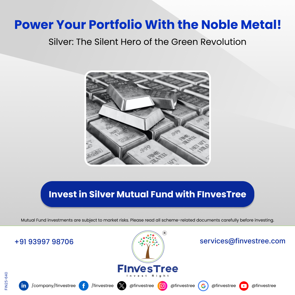 finvestree's tweet image. Diversify your portfolio with Silver!

Add a precious touch to your investments with silver mutual funds.

#SilverInvesting #FInvesTree #DiversifySmartly #PreciousMetals #SmartWealth