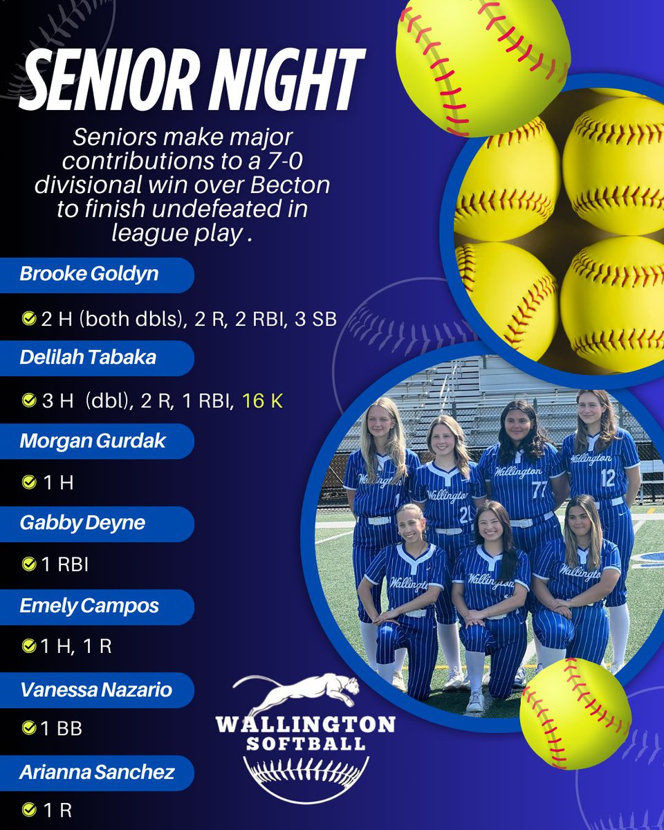 Wallington HS Softball (@wallingtonsftbl) on Twitter photo 