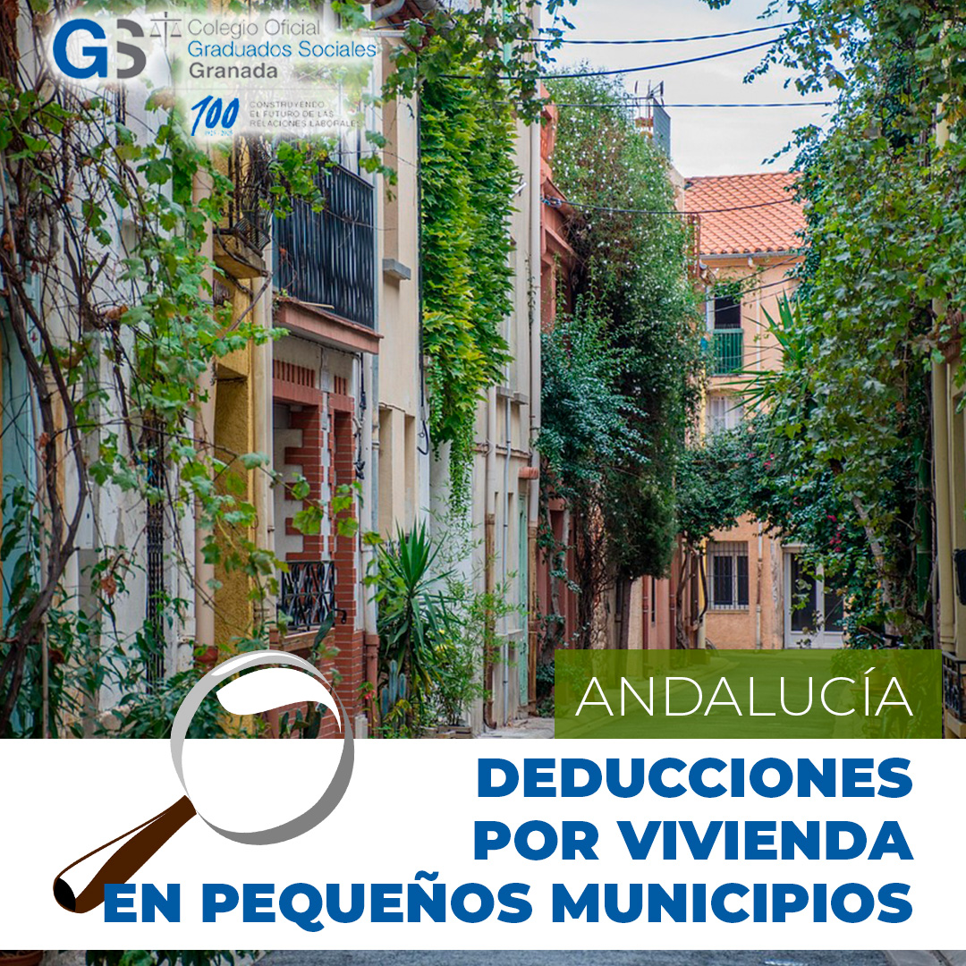¿Haces la declaración de la renta en Andalucía? 
Si vives en alguno de los 426 municipios andaluces con menos de 3.000 habitantes:
👶400€ de deducción por cada hijo nacido, adoptado o acogido
🏠Tipo reducido del 3,5% al comprar tu vivienda habitual
CGSGRANADA🎓
#DeclaraciónRenta