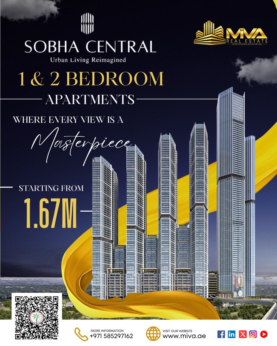 mivarealty's tweet image. 🌆 Sobha Central at Sheikh Zayed Road – Where Luxury Meets the City Skyline 🌆

📞 Enquire now and elevate your lifestyle with Sobha Central.
🌐  miva.ae/apartments-for…
☎+971 58 529 7162
✉ info@miva.ae

#mivarealestate #sobhacentral #sheikhzayedroad #dubailuxuryliving #dubai