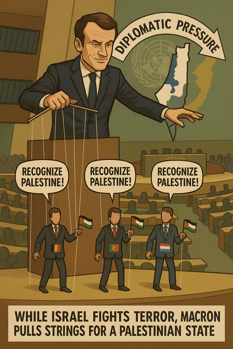 LionsOfZion_ORG's tweet image. 🚨 BREAKING:
Macron to lead a UN “peace” summit—by pressuring nations to recognize a Palestinian state.
No demands on Hamas. No return of hostages. Just rewards for terror.
Do you really believe a Palestinian state means peace?