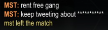 i love all my fans, even the ones who shit talk after losing.