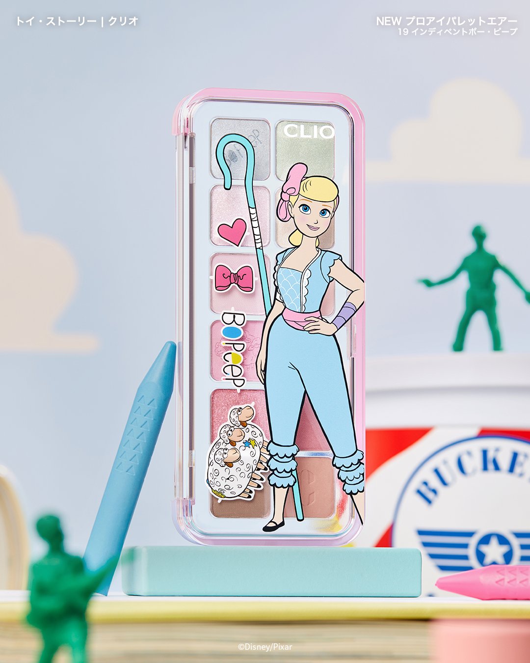 新商品♡ブラシ付き CLIO 107 アイシャドウパレット　トイストーリークリオ 楽天市場】☆新登場☆トイ・ストーリーコレクションご購入で