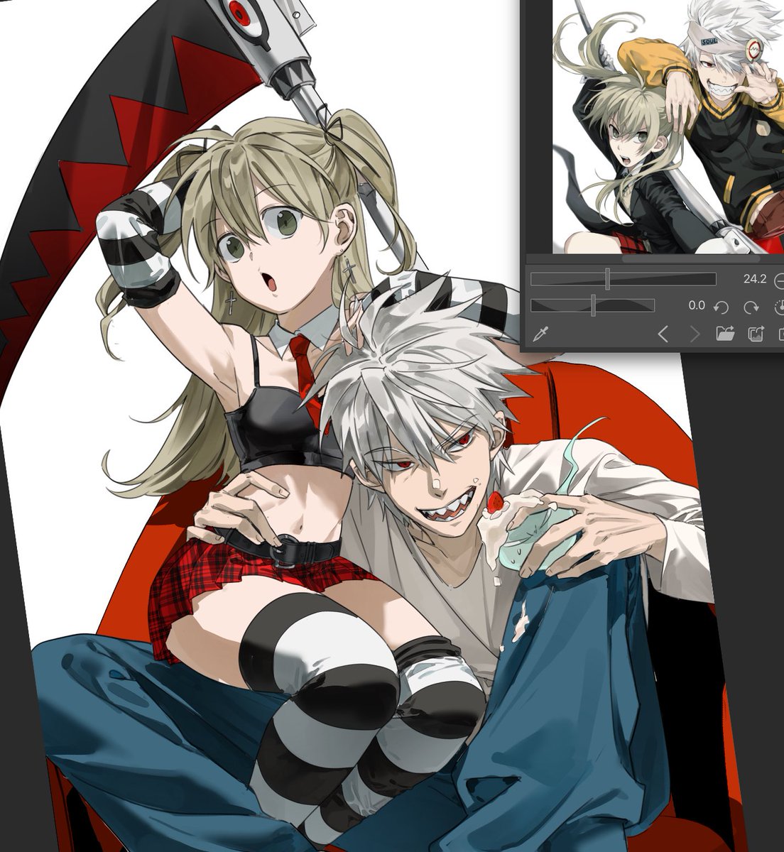 jjy249's tweet image. #souleater 
갈아엎고싶음…