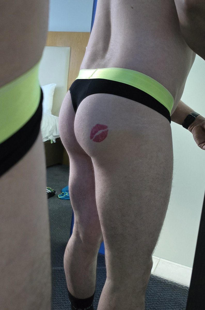 Getting dressed for the day #gay #malethong #thong #buttplugfun #buttplug #analtraining #loosehole #analstretching