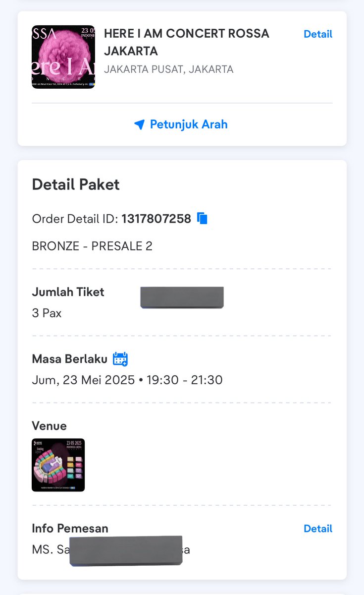 WTS TIKET ROSSA HERE I AM JAKARTA

CAT BRONZE PRESALE 2 (3tix)

DM aja yaaa 💌

tag. tiket konser rossa jakarta