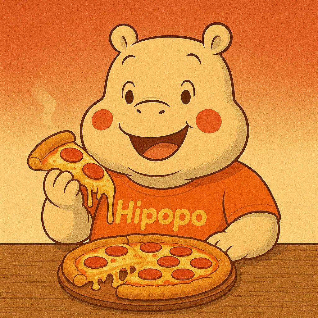 HipopoFun's tweet photo. Today we celebrate #BitcoinPizzaDay🍕⛓️, marking the leap of #BTC from an experiment to the future world currency on May 22
This reminds us that technology can only truly realize its value when it begins to integrate into our daily lives.
The same is true for #AI, and #Hipopo believes that it is also on this path.
Celebrate with Hipopo 👉https://t.co/NuACuNwNwl