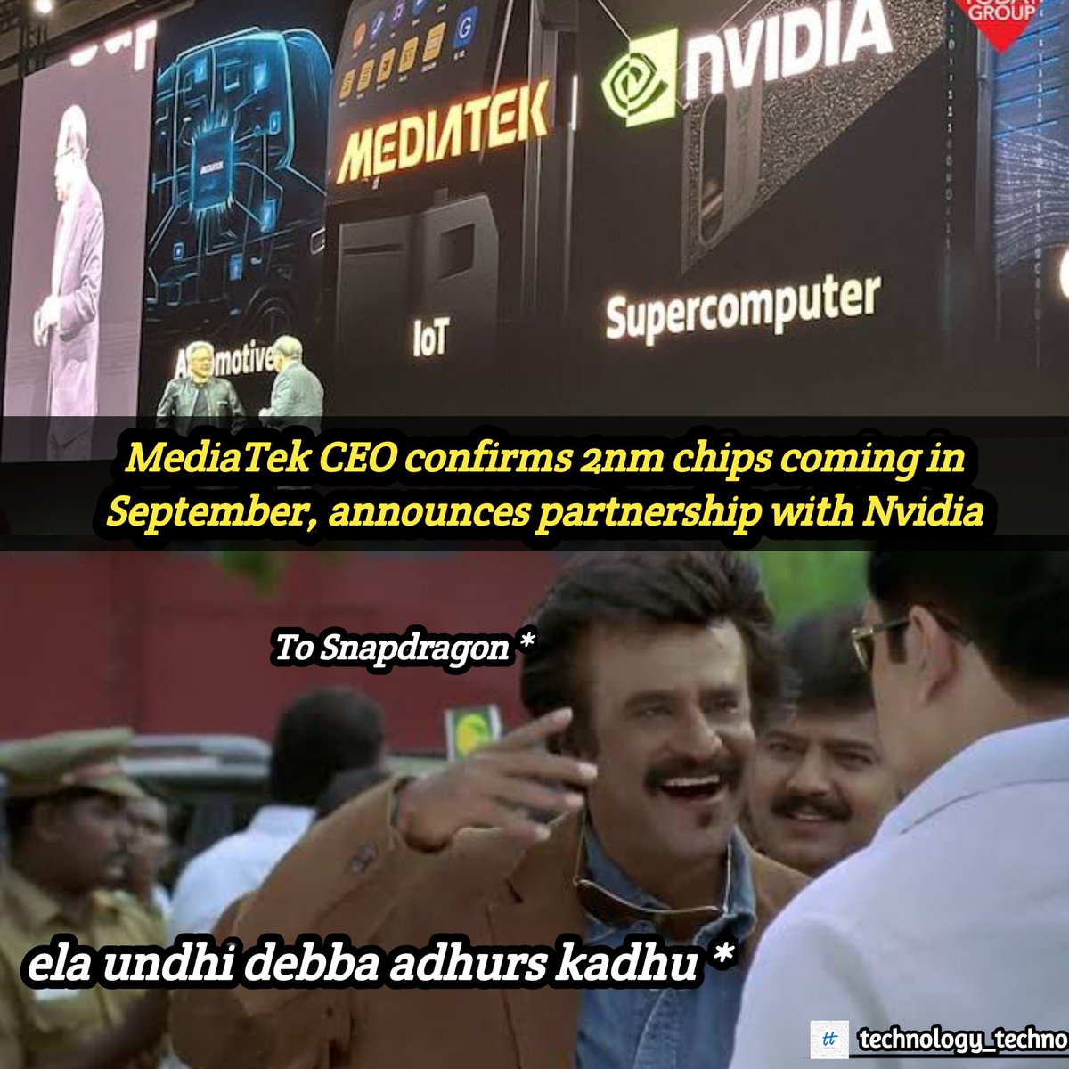 ttn_tech's tweet image. MediaTek to roll out 2 nm, world’s smallest chip in September

#mediatek #NVIDIA #ttn_tech