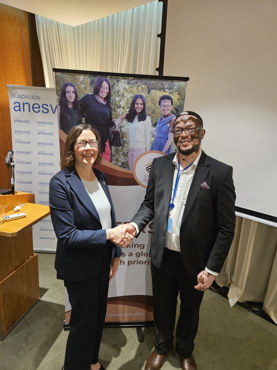 Dr Freddy Banza MD MPH (@freddybanza5) on Twitter photo Proud to join the side event on skin diseases as a global health priority at #WHA78.
RESOLUTION ,Time to recognize the burden of skin conditions and act for better care, equity & visibility.
#SkinHealth #GlobalHealth #WHA78 #UHC #WHO
<a href="/SoceFallBirima/">Dr Socé Fall - DrMed, PhD, FFPH</a> <a href="/DrTedros/">Tedros Adhanom Ghebreyesus</a> #IvoryCoast Proud to join the side event on skin diseases as a global health priority at #WHA78.
RESOLUTION ,Time to recognize the burden of skin conditions and act for better care, equity & visibility.
#SkinHealth #GlobalHealth #WHA78 #UHC #WHO
<a href="/SoceFallBirima/">Dr Socé Fall - DrMed, PhD, FFPH</a> <a href="/DrTedros/">Tedros Adhanom Ghebreyesus</a> #IvoryCoast