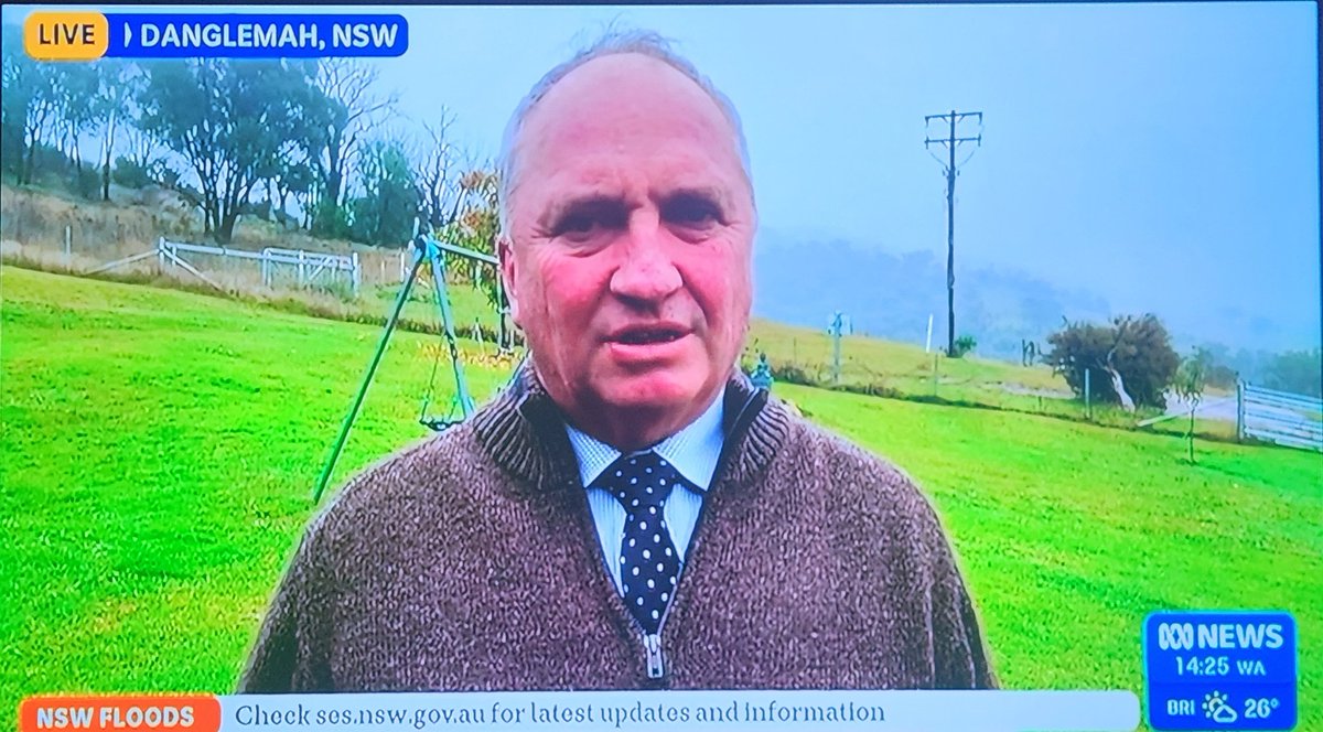 Not sure if Barnaby or the horizon is on tilt #AfternoonBriefing