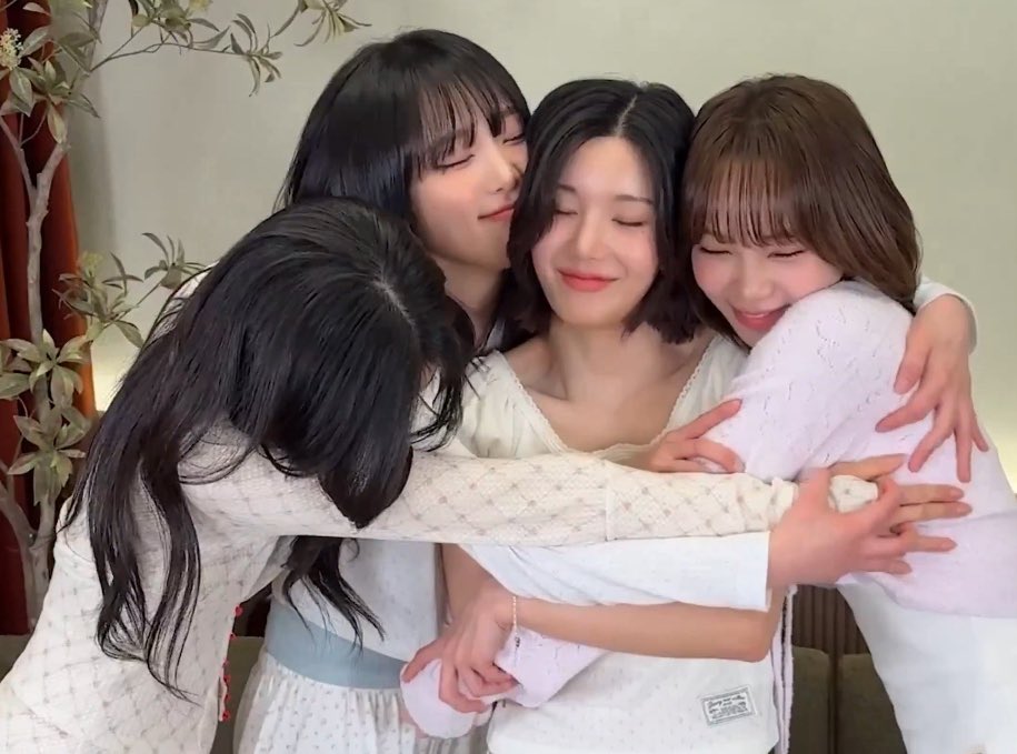 you could literally not separate these four if you tried