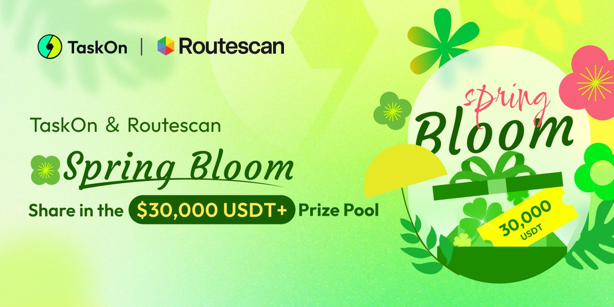 Join the <a href="/routescan_io/">Routescan | The Multichain Explorer</a> Campaign on TaskOn now!

⏰ Duration: Live now until Jun.6

💰 Rewards: 500USDT   Don’t miss this chance!

👉 rewards.taskon.xyz/quest/674132468