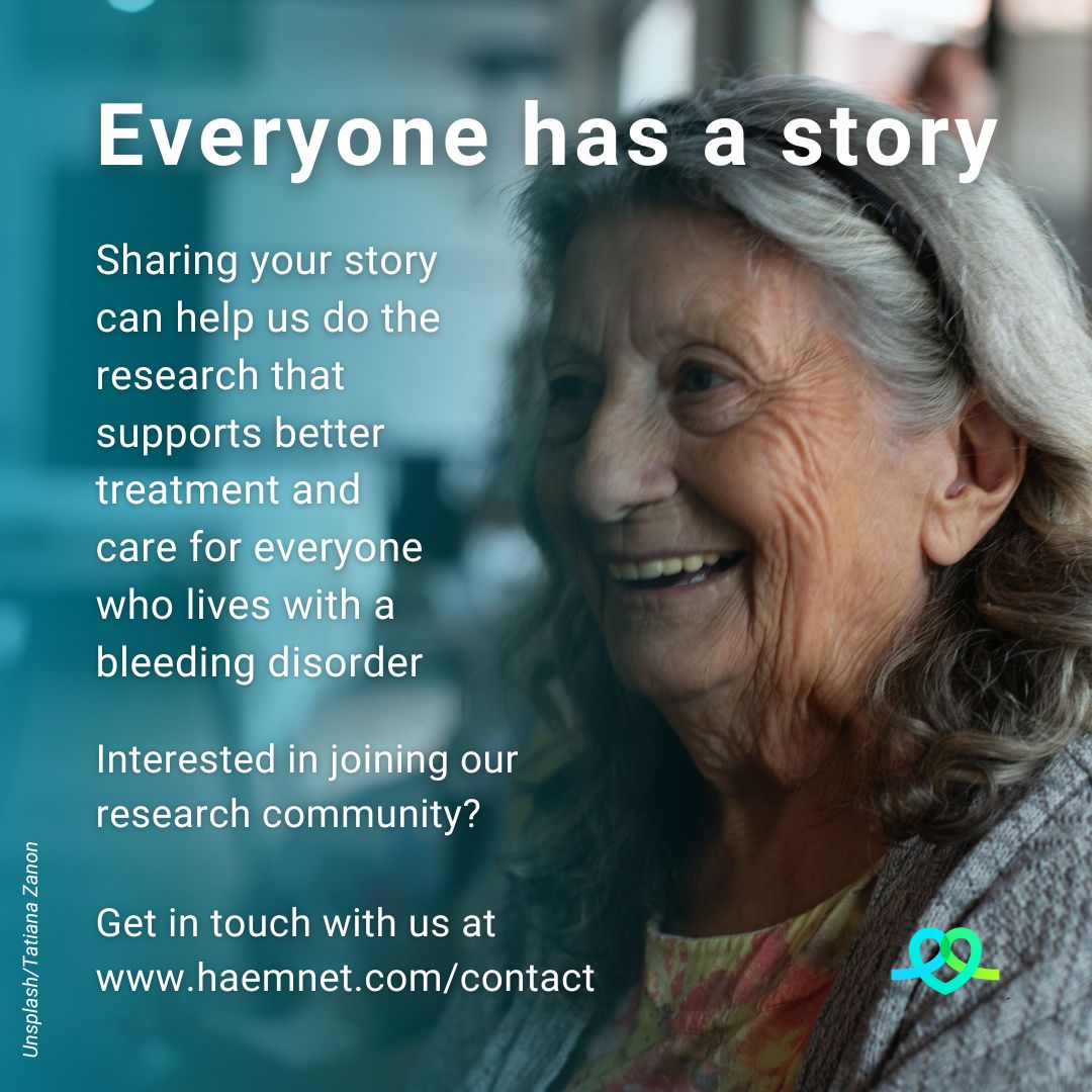 When it comes to really understanding what it's like to live with a bleeding disorder, individual stories are powerful. Our lived experience research supports better treatment and care for all people with #bleedingdisorders. Get in touch to find out how your story can help: