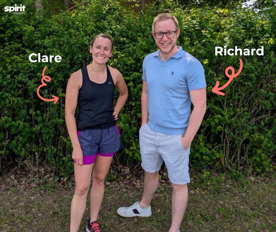 Our team have been enjoying the recent sunshine.☀️

Clare was running, Richard was walking. They crossed paths and turned it into an impromptu project planning session.🚀

Meanwhile, our CareSens Air CGM tracked Clare's post-run glucose dip and refuel recovery in the background.