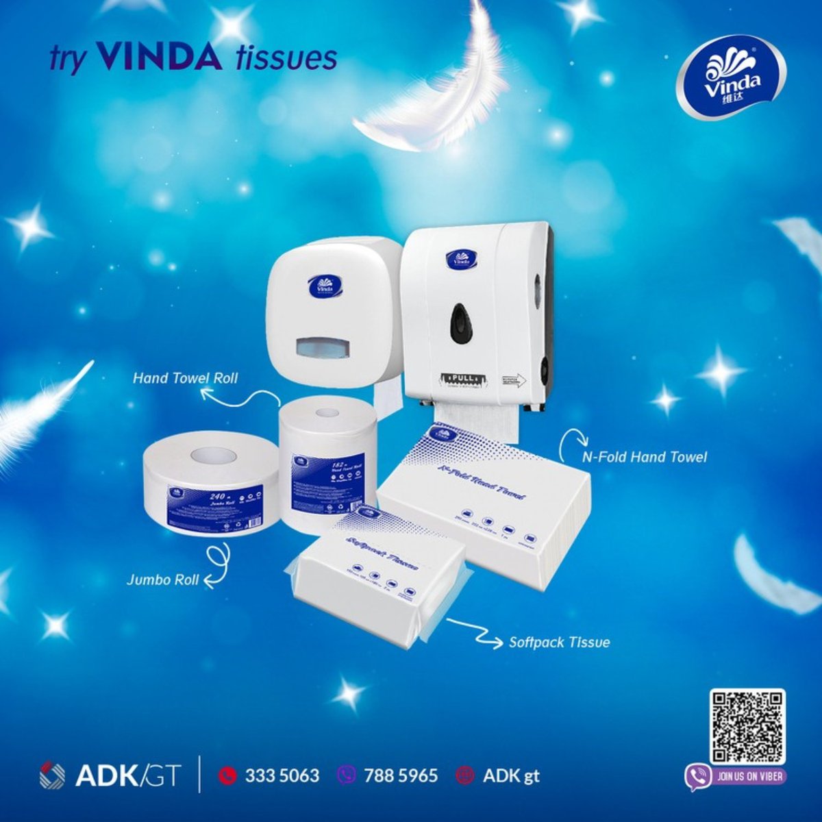 Available from
ADK General Trading for wholesale 788-5965
GT Snap for retail  793-9339
Online orders please visit Ganna Mart App on : buff.ly/3Od9Azm

Register your business with us today and unlock exclusive benefits. Sign up now: forms.office.com/r/ZPh4Vyb192