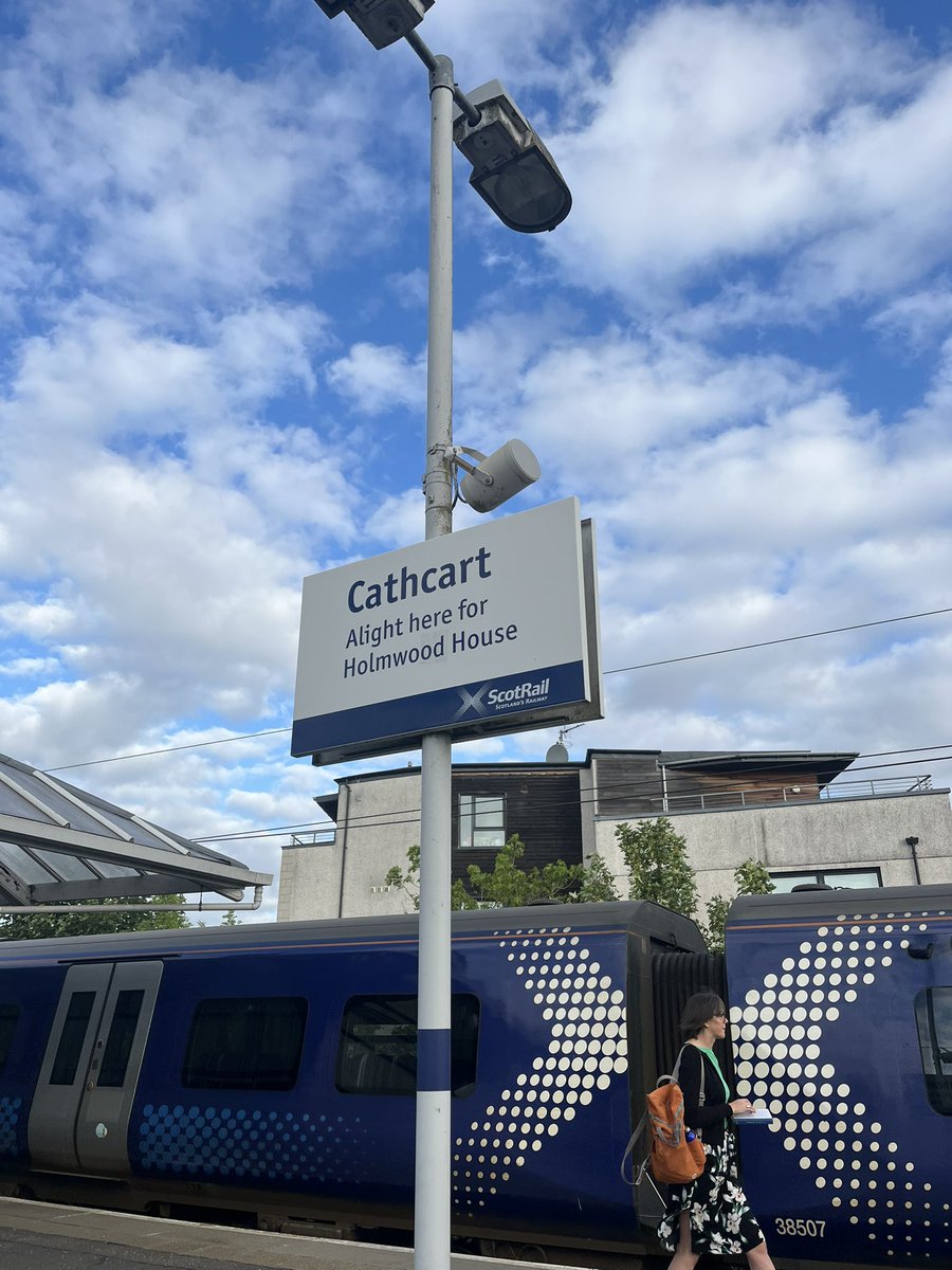 Eye catching work by local artists which definitely brightens up the Cathcart entrance <a href="/ScotRail/">ScotRail</a>