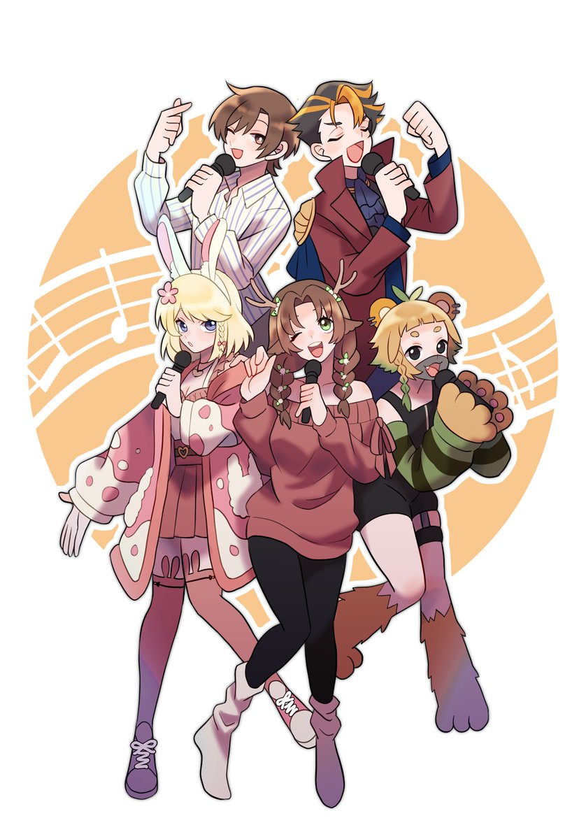 Wenn du das hier siehst, ist das das internationale Zeichen für "wir müssen nochmal Karaoke singen gehen"🌟

Jedes Mal wenn wir uns sehen, einfach absolutes Fest! Nächstes Mal schmettern wir dann aber bitte zusammen Evanescence!🌺

Danke, das es euch gibt!💚

🎨tatatanbo_ta