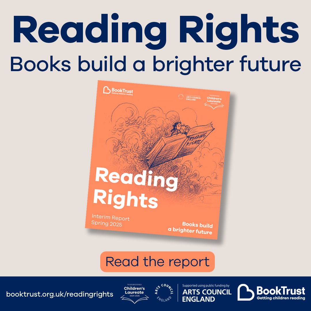 We're proud to support the #ReadingRights campaign by <a href="/Booktrust/">BookTrust</a> and Waterstones #ChildrenLaureate <a href="/frankcottrell_b/">Frank Cottrell-Boyce</a>, calling for early shared reading to be a universal experience for every child.

At the @bbbookfestival, we believe that access to diverse stories from the very