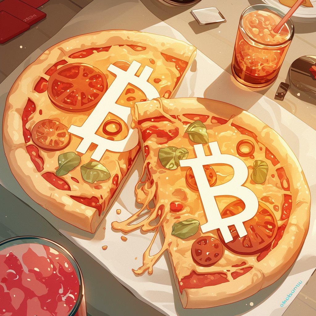 15 years ago, on 22nd May 2010, 2 pizzas were sold for 10,000 bitcoin.

10k $BTC is worth over $1,100,000,000 today.