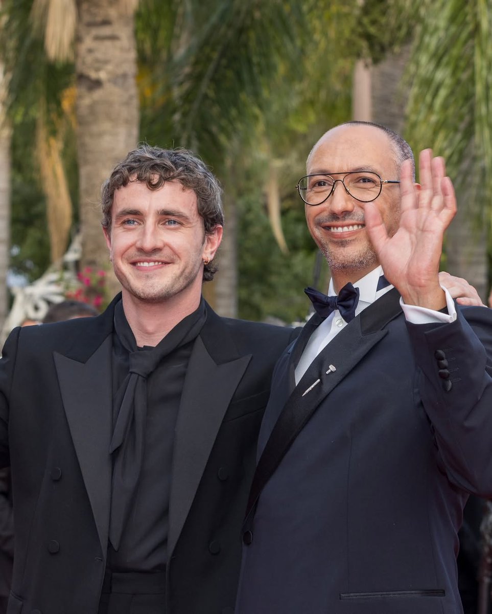 APaulMescal's tweet photo. 📸 • Paul Mescal and Oliver Hermanus at the Cannes Festival for 'THE HISTORY OF SOUND' https://t.co/1ZCaGBZ8a8