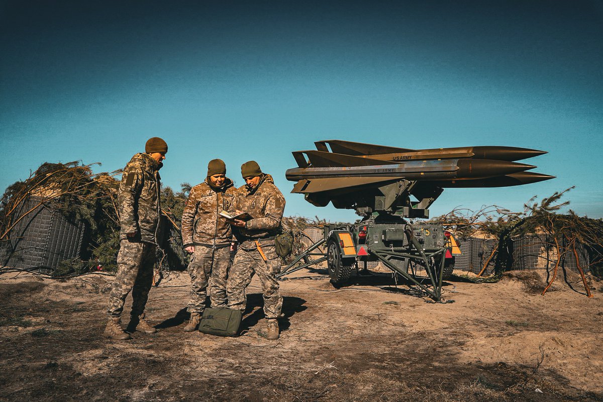 Hawk air defense system in action