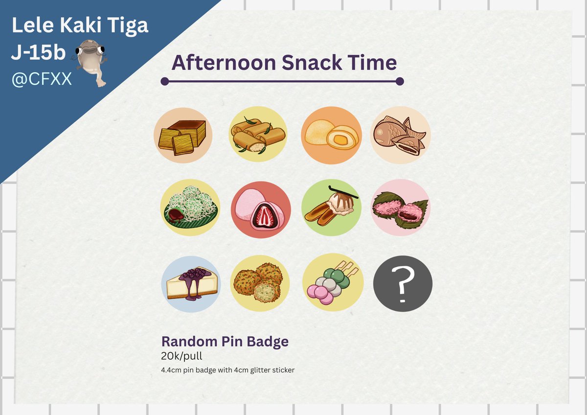 [Like &amp; Reshare are appreciated 💙]
Hello, there! My CFXX OTS Catalogue is here! Come and visit our booth >v<

🐟 Lele Kaki Tiga
🐟 J15B

#cfxx #cf20 #CFXXcatalogue