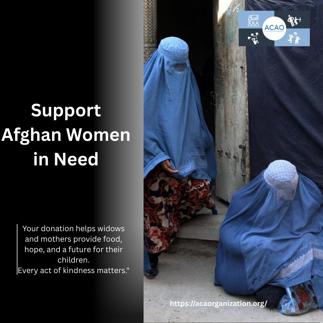 Support Afghan Women in Crisis.
Widows and mothers in Afghanistan need urgent help.
Your donation brings food, hope, and dignity.
Every dollar makes a difference. 💙
👇
Donate Now: paypal.me/MasoodaFolad
WhatsApp: +93 700031623