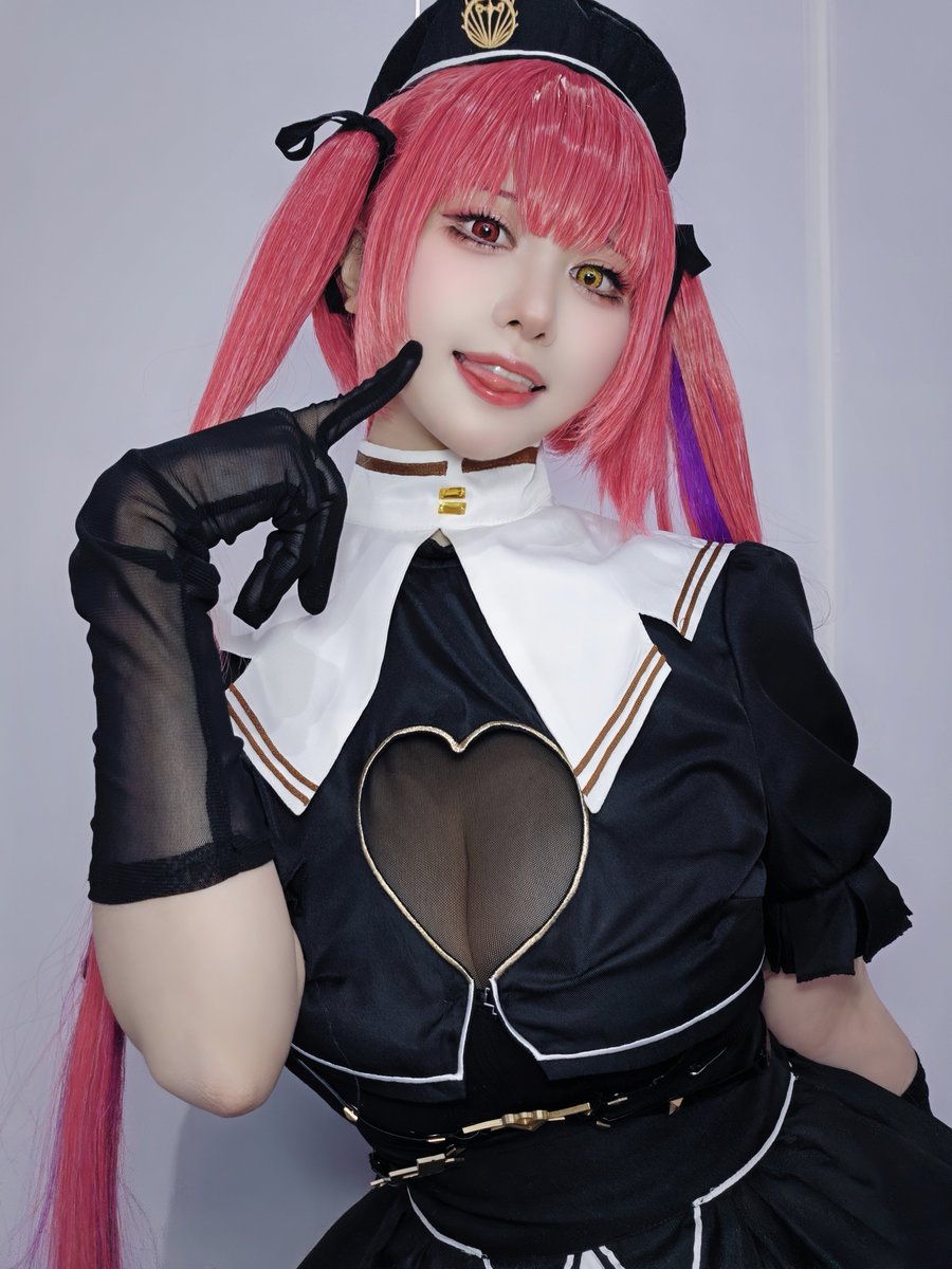 오늘의 호쇼 마린 데수~~~~~🖤 https://t.co/H2Wr863Gu5