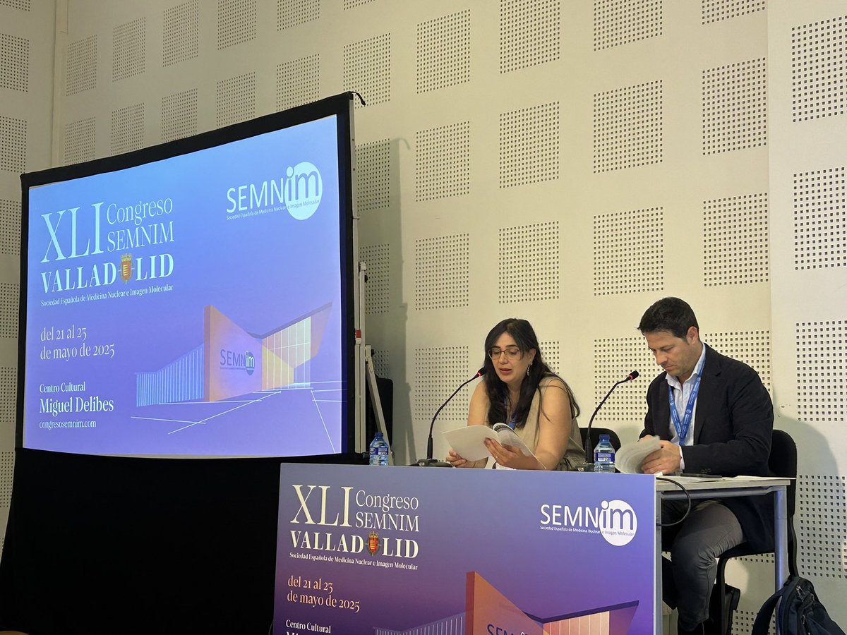 DrJaVallejo's tweet photo. Iniciamos la sesión de #Endocrinologia en #CongresoSEMNIM2025. Nada mejor que hacerlo con la Dra Mitjavilla y los datos de #SEPTRALU. Resultados de PFS Y OS en #TNE @SEMNIMoficial @Netespana @GrupoGetne #GTEndocrinologia https://t.co/ZJ1a3pOucM