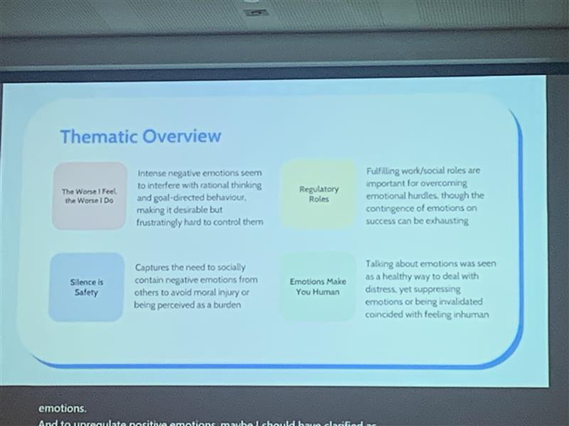 Life in Mind (@lifeinmindau) on Twitter photo .<a href="/tomduncanp/">Tom Duncan-Plummer</a> from <a href="/CurtinUni/">Curtin University</a> at #NSPC25 presenting on lived experiences of emotional regulation among individuals with a history of nonsuicidal self-injury (NSSI) - “There are lots of links between NSSI and suicidal behaviour and so it's also important for us to focus on.” .<a href="/tomduncanp/">Tom Duncan-Plummer</a> from <a href="/CurtinUni/">Curtin University</a> at #NSPC25 presenting on lived experiences of emotional regulation among individuals with a history of nonsuicidal self-injury (NSSI) - “There are lots of links between NSSI and suicidal behaviour and so it's also important for us to focus on.”