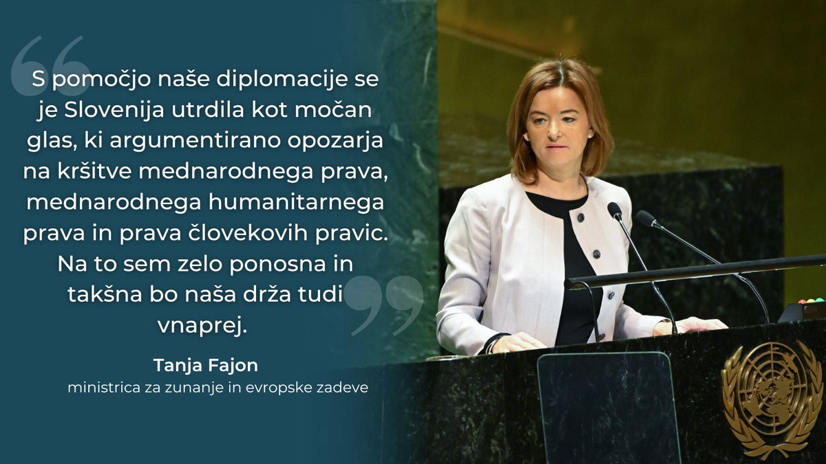 Na današnji dan leta 1992 je Slovenija 🇸🇮 z vstopom v Organizacijo  #OZN 🇺🇳 postala enakovreden član mednarodne skupnosti. Zato je 22. maj naš dan 👉 dan slovenske diplomacije 🎉.