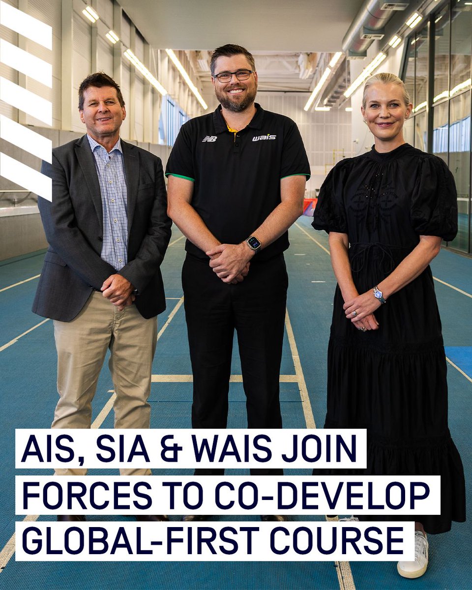Australian Institute of Sport (@theais) on Twitter photo With Sport Integrity Australia + the Western Australian Institute of Sport, we are proud to launch a world-first eLearning course designed to upskill coaches working with junior athletes in high performance sport.
➡️ ais.gov.au/media-centre/n…
<a href="/ProtectingSport/">Sport Integrity Australia</a> | <a href="/InsideWAIS/">Western Australian Institute of Sport</a> With Sport Integrity Australia + the Western Australian Institute of Sport, we are proud to launch a world-first eLearning course designed to upskill coaches working with junior athletes in high performance sport.
➡️ ais.gov.au/media-centre/n…
<a href="/ProtectingSport/">Sport Integrity Australia</a> | <a href="/InsideWAIS/">Western Australian Institute of Sport</a>