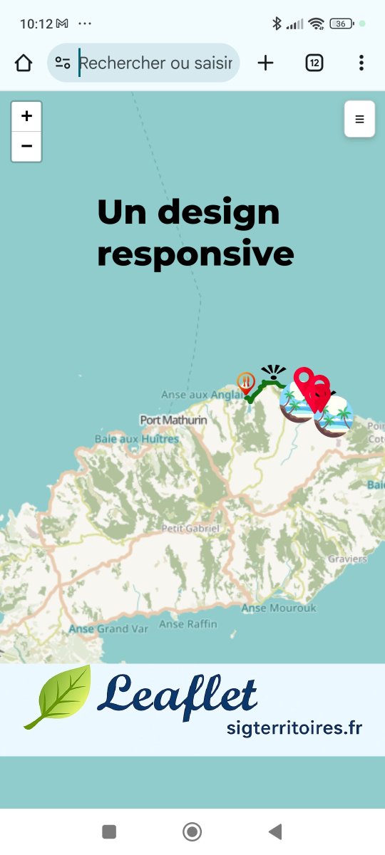Complément à notre initiation Leaflet !

👉 Découvrez comment rendre vos cartes Leaflet adaptables à tous les écrans 📱💻 avec un design responsive.

🌐 Astuces CSS,options d'affichage,plein écran...

🔗 shorturl.at/TuWpJ

#Leaflet #ResponsiveDesign #WebMapping #SIG #Carto