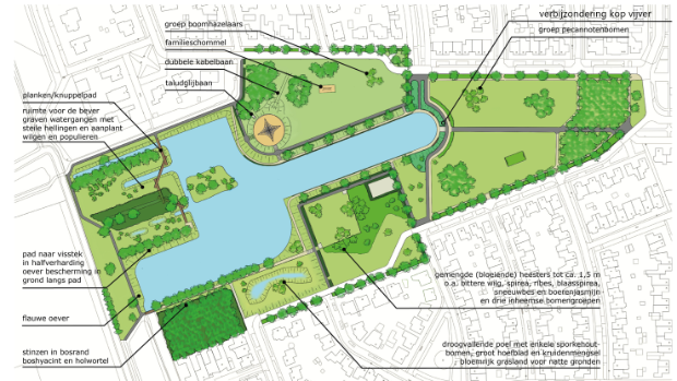 Herinrichting Mikkeldonkpark; bevers en groen centraal in nieuwe plannen -  kliknieuwsoss.nl/l/237074