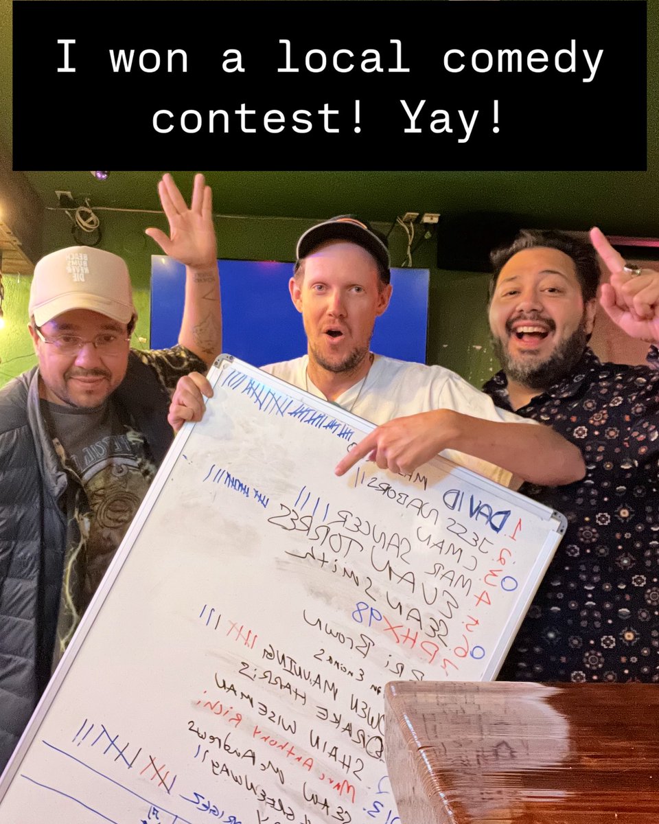 Tonight was fun! Yay comedy!!