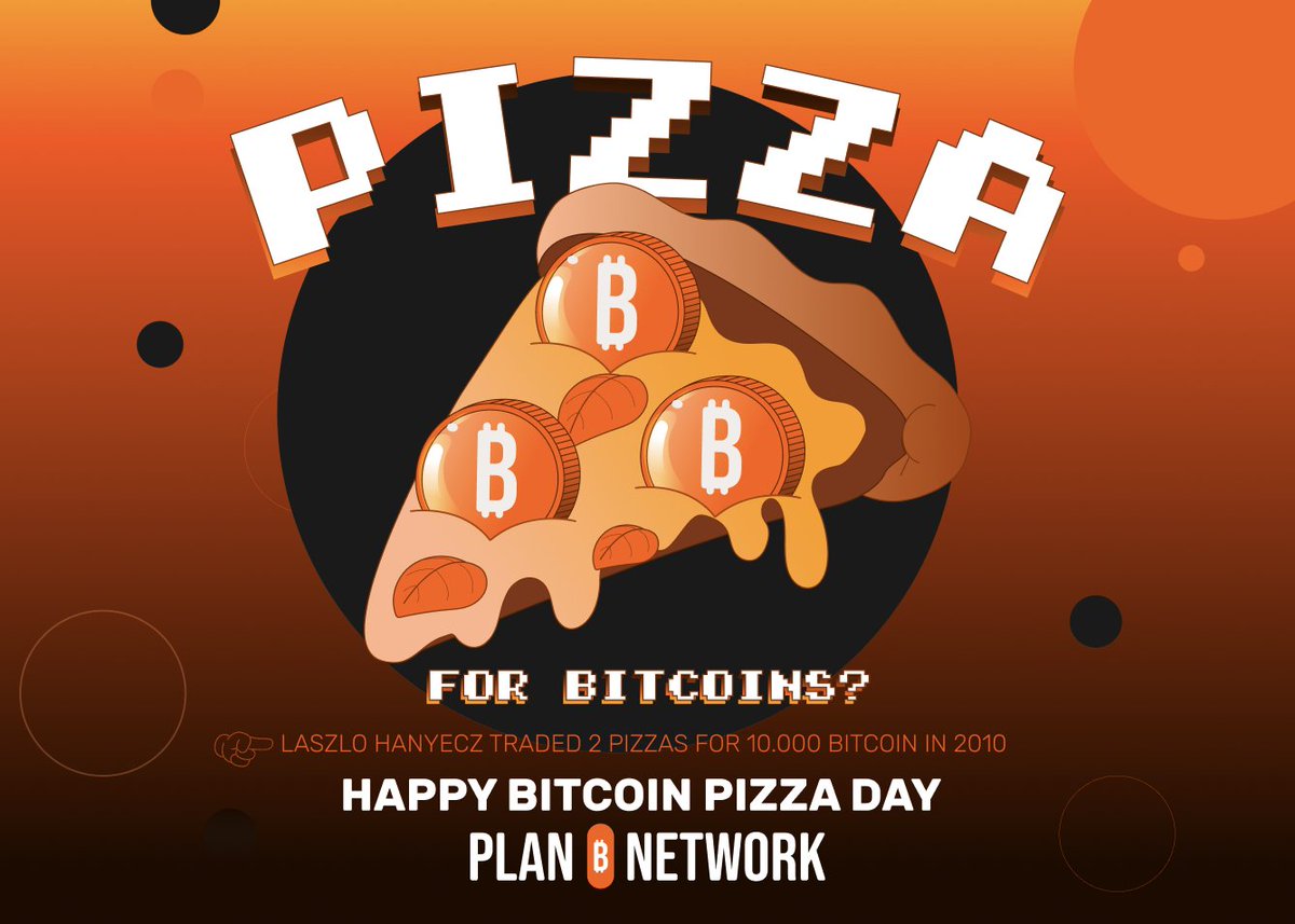 It's Bitcoin Pizza Day! 🍕 

In honor of Laszlo's 10,000 BTC pizza, let's go out and support local businesses that accept Bitcoin.

Don’t worry! Just spend &amp; replace while building a better place. 🧡