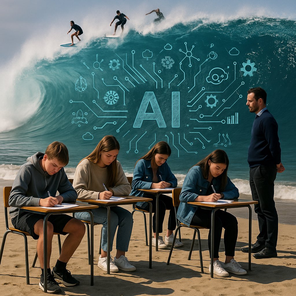 هل غش الأمس… مهارة اليوم؟

كلما طُرح #الذكاء_الاصطناعي في التعليم،
يتبعه سؤال معلّق:
ما أدوات #كشف_الغش؟

تأملت…
هل تعريف الغش صالح لكل عصر؟
أم أننا نبحث، دون أن ننتبه، عن مدخل البنزين في سيارة كهربائية؟

فالطالب لا يُنصف في عصر #الذكاء،
إن قِيس بغير أدوات عصره.

2
في السابق،