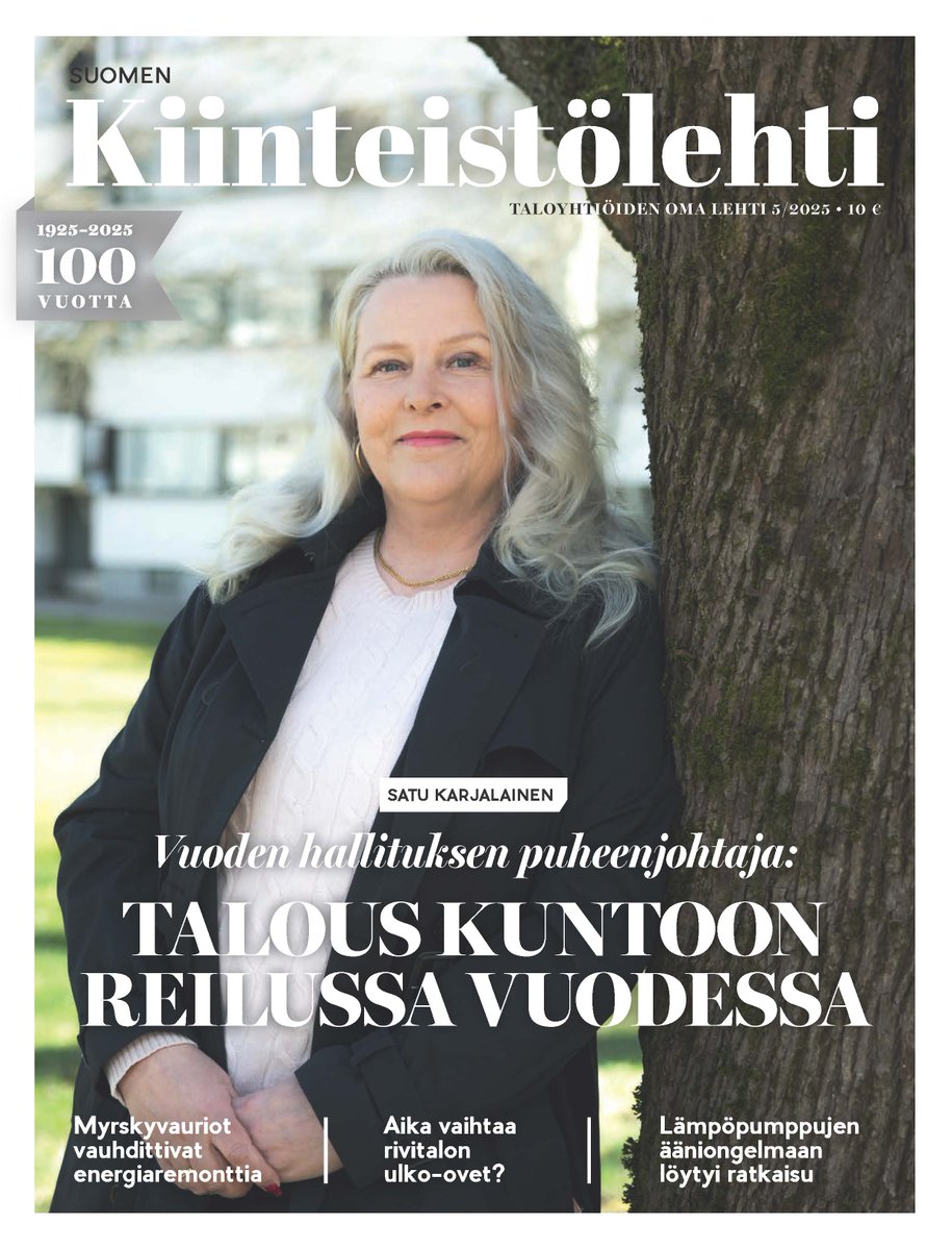 Toukokuun Kiinteistölehti ilmestyy tänään! Rankkasade aiheutti jyväskyläläiselle kerrostalolle laajat kosteusvahingot, mutta ripeän toiminnan ansiosta taloyhtiö selviytyi kriisistä. Asiantuntijat kertovat, miksi uudet ikkunat huurtuvat ulkopuolelta. Lue lisää uudesta lehdestä!