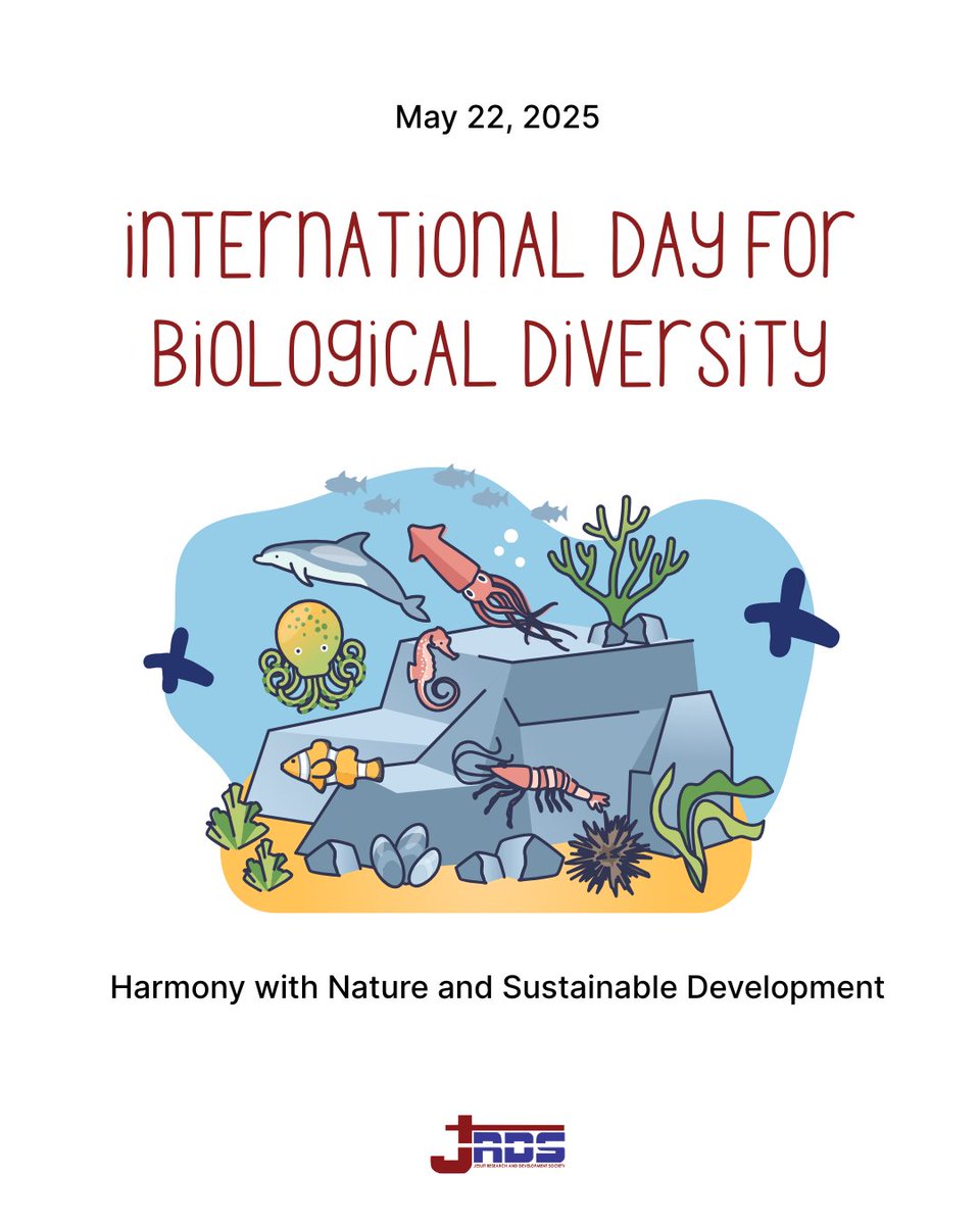 Today is #BiologicalDiversityDay 2025! 🌿 Theme: Harmony with Nature &amp; Sustainable Development

Protecting biodiversity is vital for reaching the #SDGs &amp; ensuring a balanced coexistence with nature. The Kunming-Montreal Framework guides us toward a sustainable future. 🌏